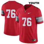 Youth NCAA Ohio State Buckeyes Branden Bowen #76 College Stitched 2018 Spring Game No Name Authentic Nike Red Football Jersey PT20G86FT